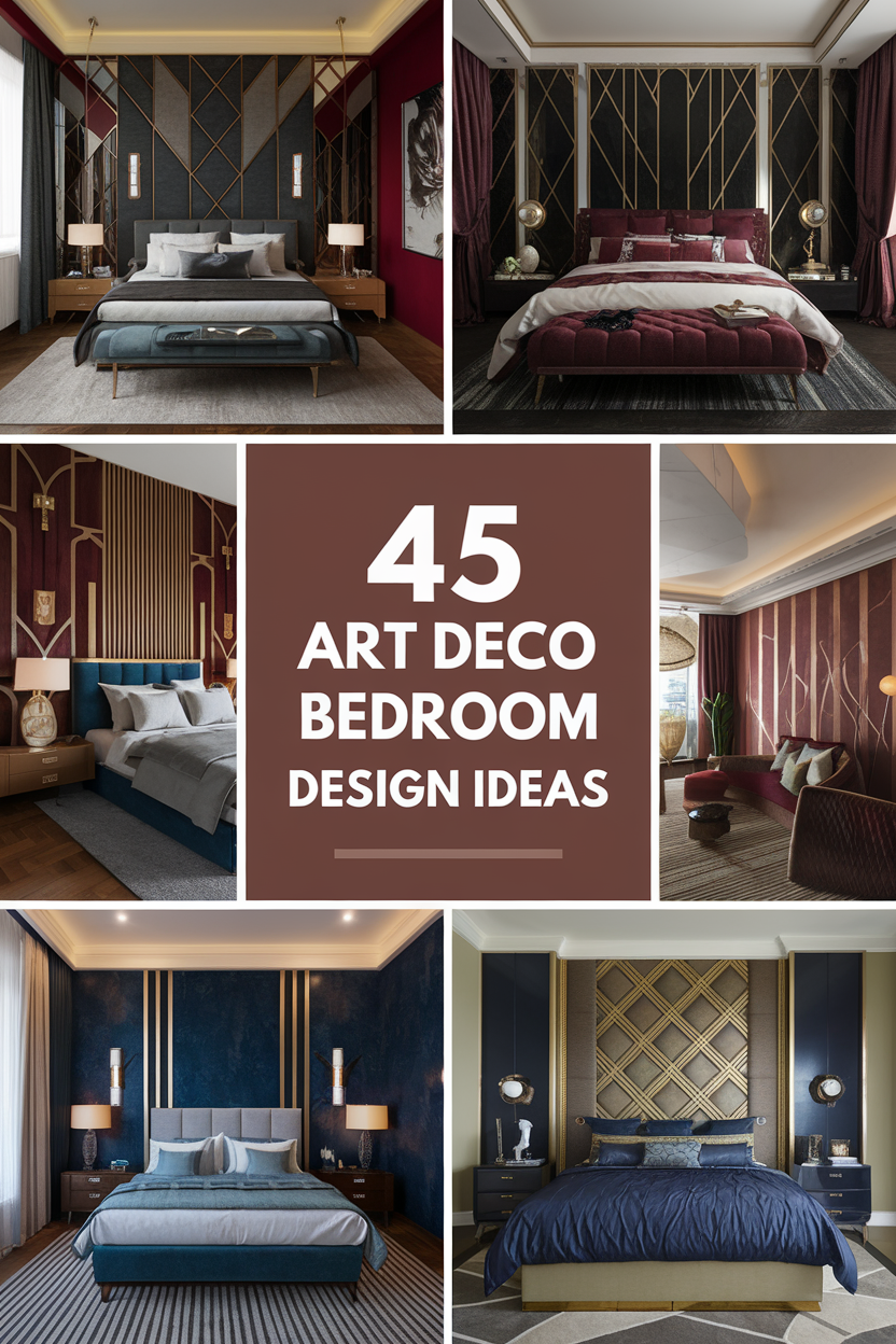 Art Deco Bedroom Design Ideas