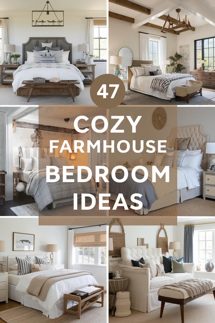 Cozy Farmhouse Bedroom Ideas