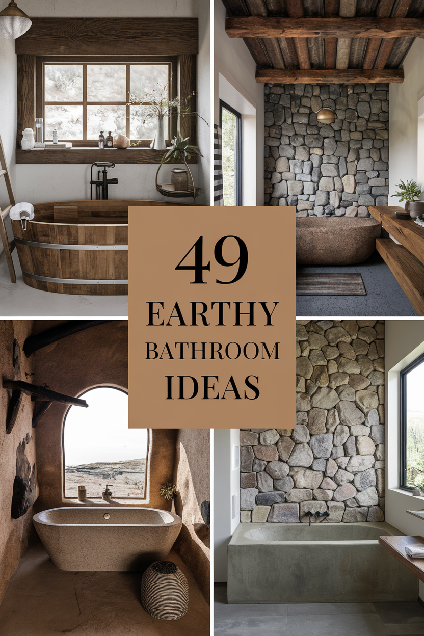 Earthy Bathroom Ideas