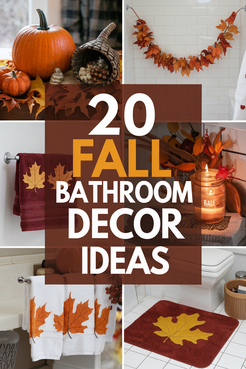 Fall Bathroom Decor Ideas