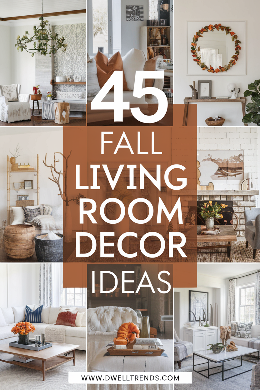 Fall Living Room Decor Ideas