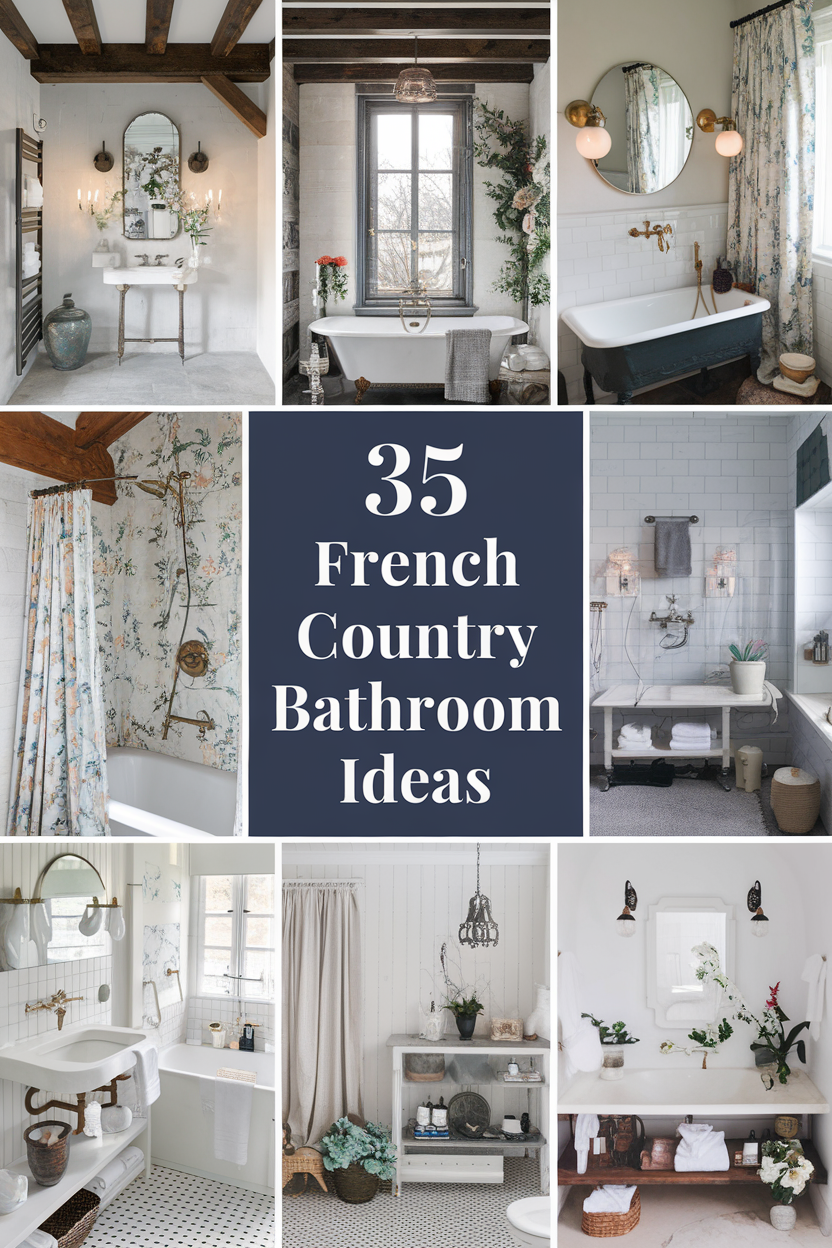 French Country Bathroom Ideas