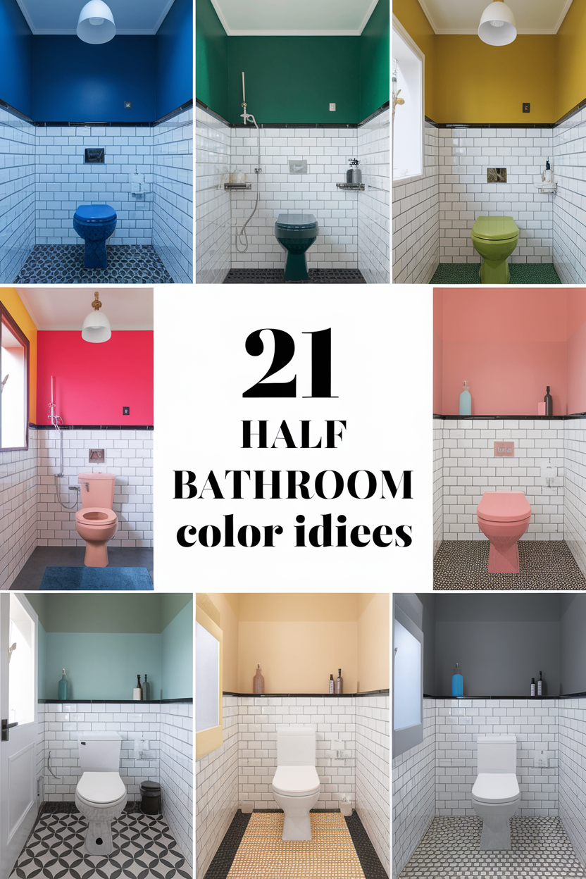 Half Bathroom Color Ideas