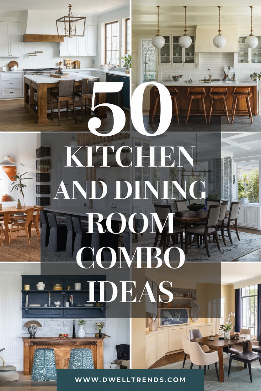 Kitchen and Dining Room Combo Ideas