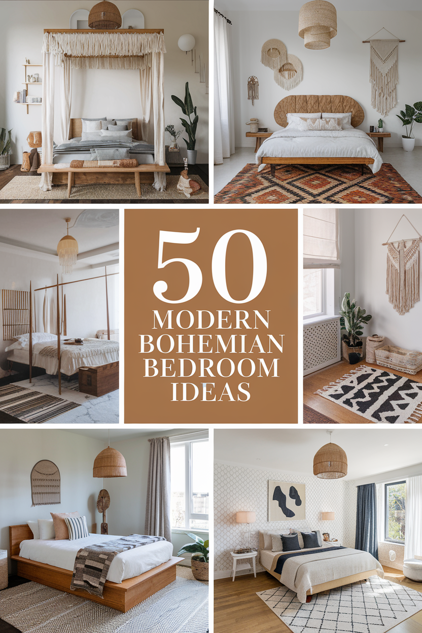 Modern Bohemian Bedroom Ideas