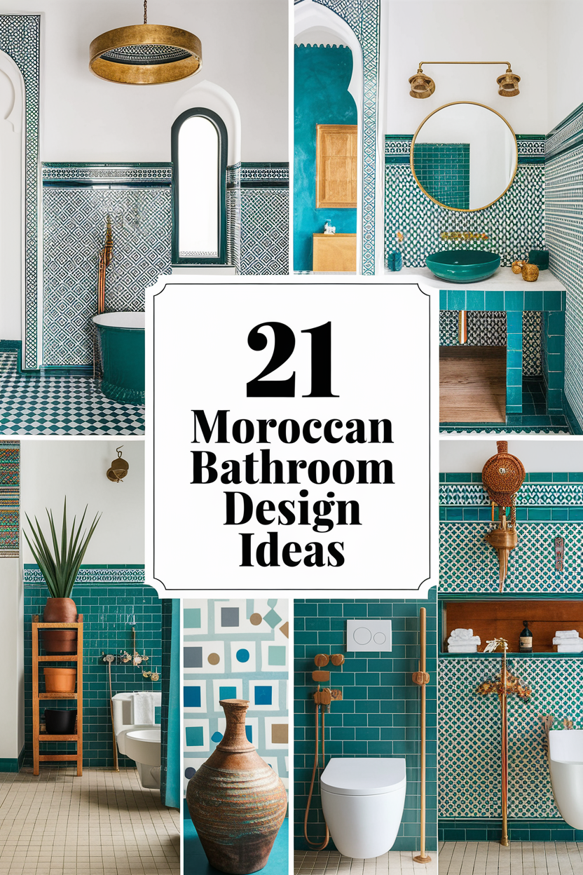 Moroccan Bathroom Design Ideas