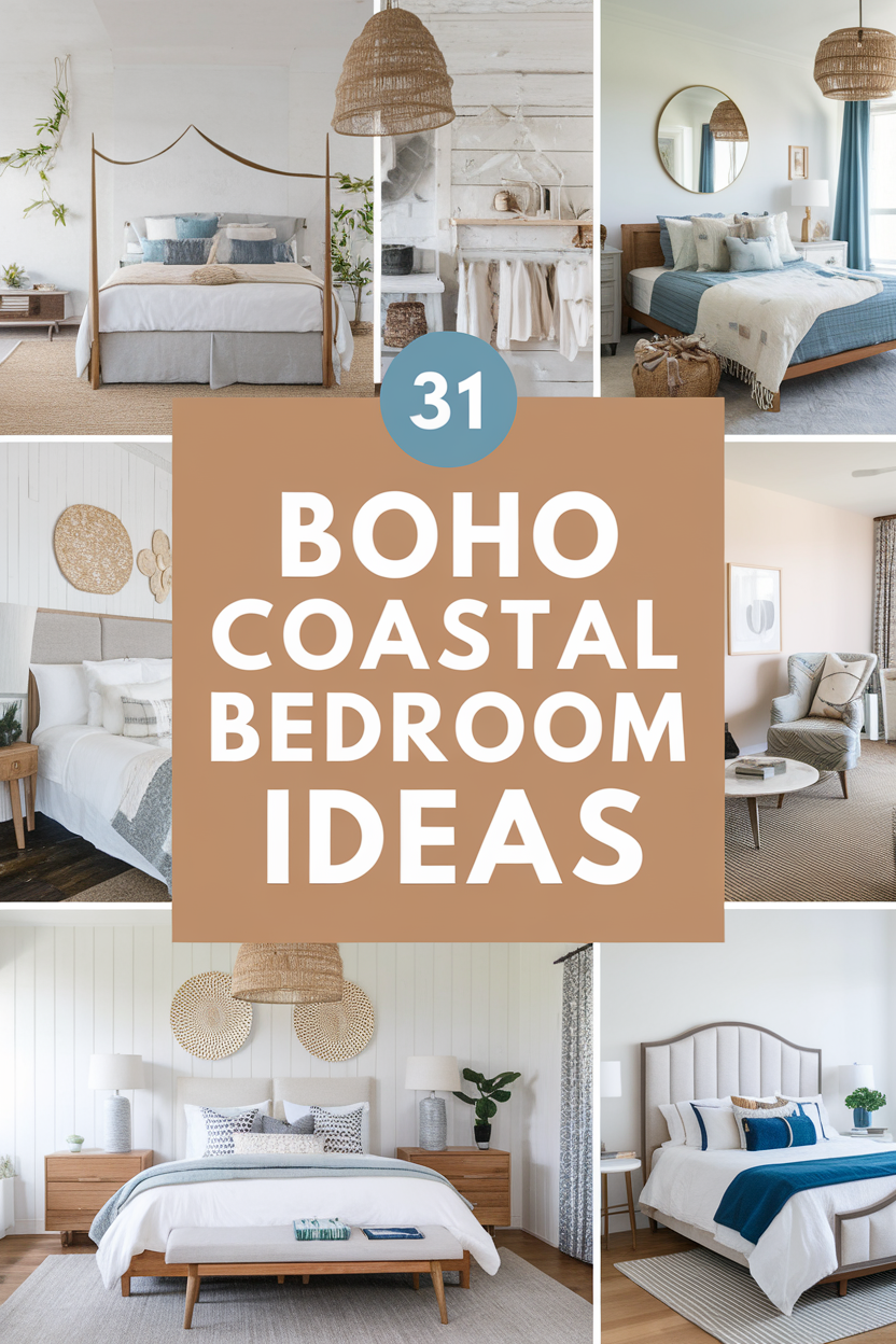 Boho Coastal Bedroom Ideas