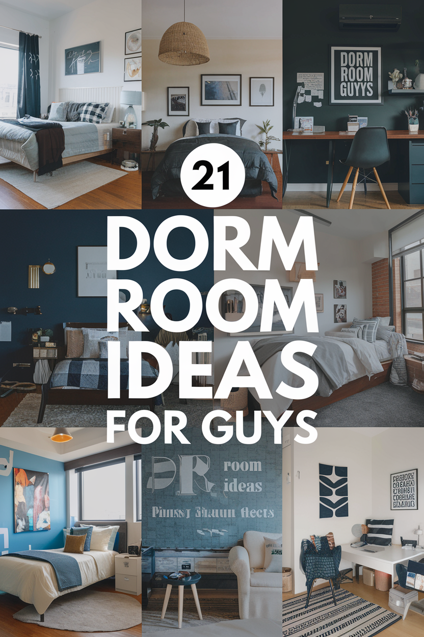 Dorm Room Ideas for Guys