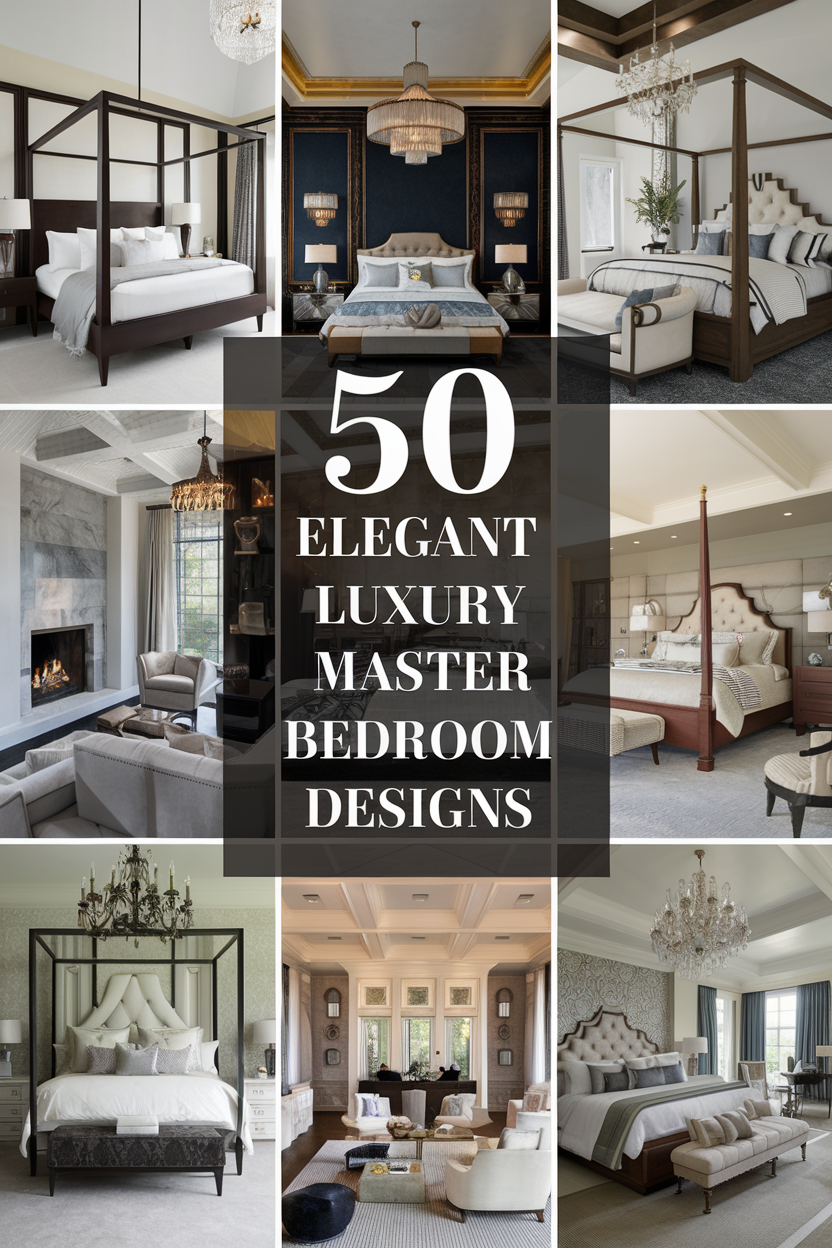 Elegant Luxury Master Bedroom Designs