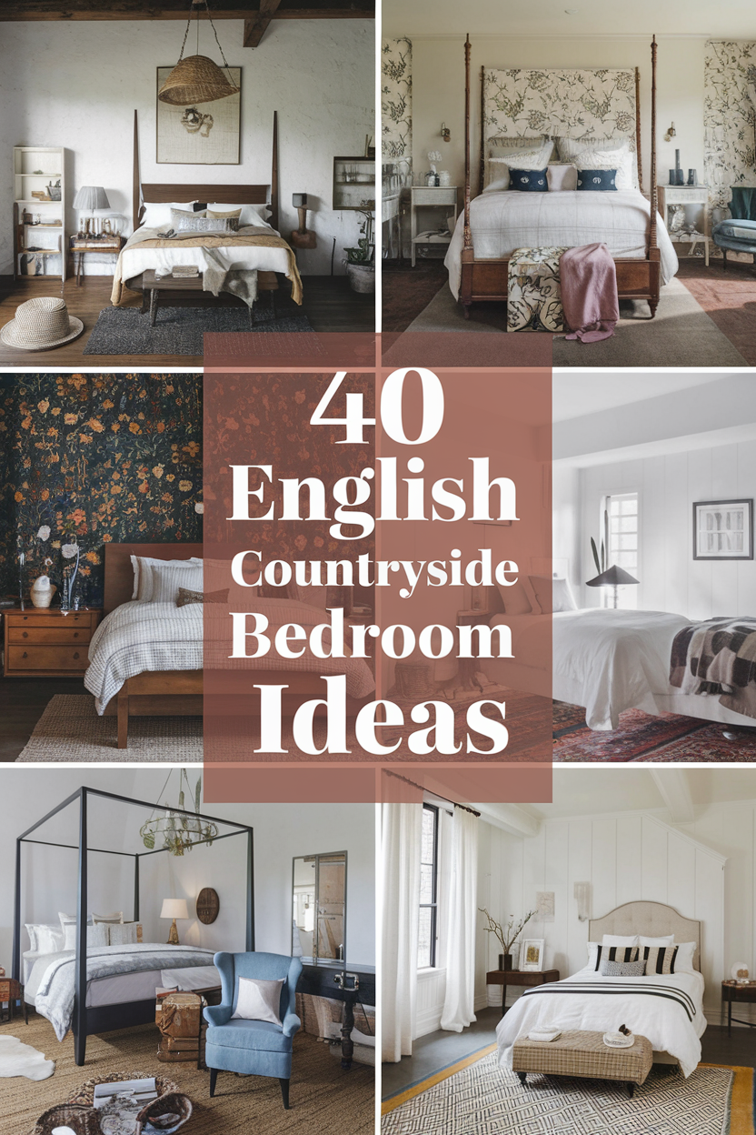 English Countryside Bedroom Ideas