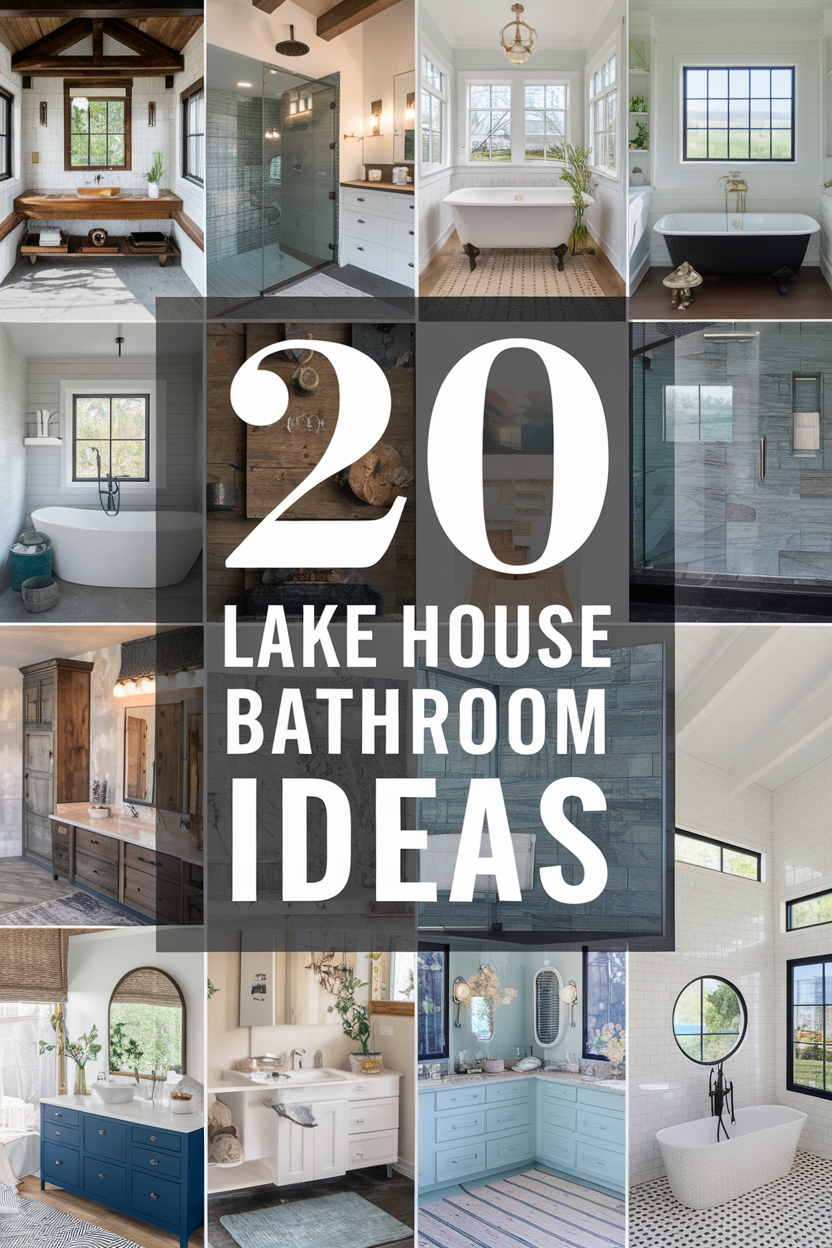 Lake House Bathroom Ideas