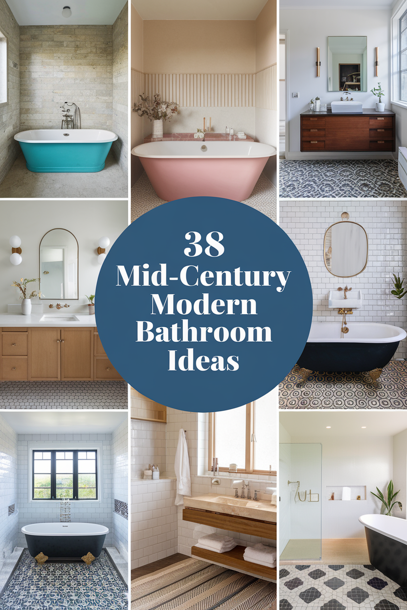 Mid Century Modern Bathroom Ideas