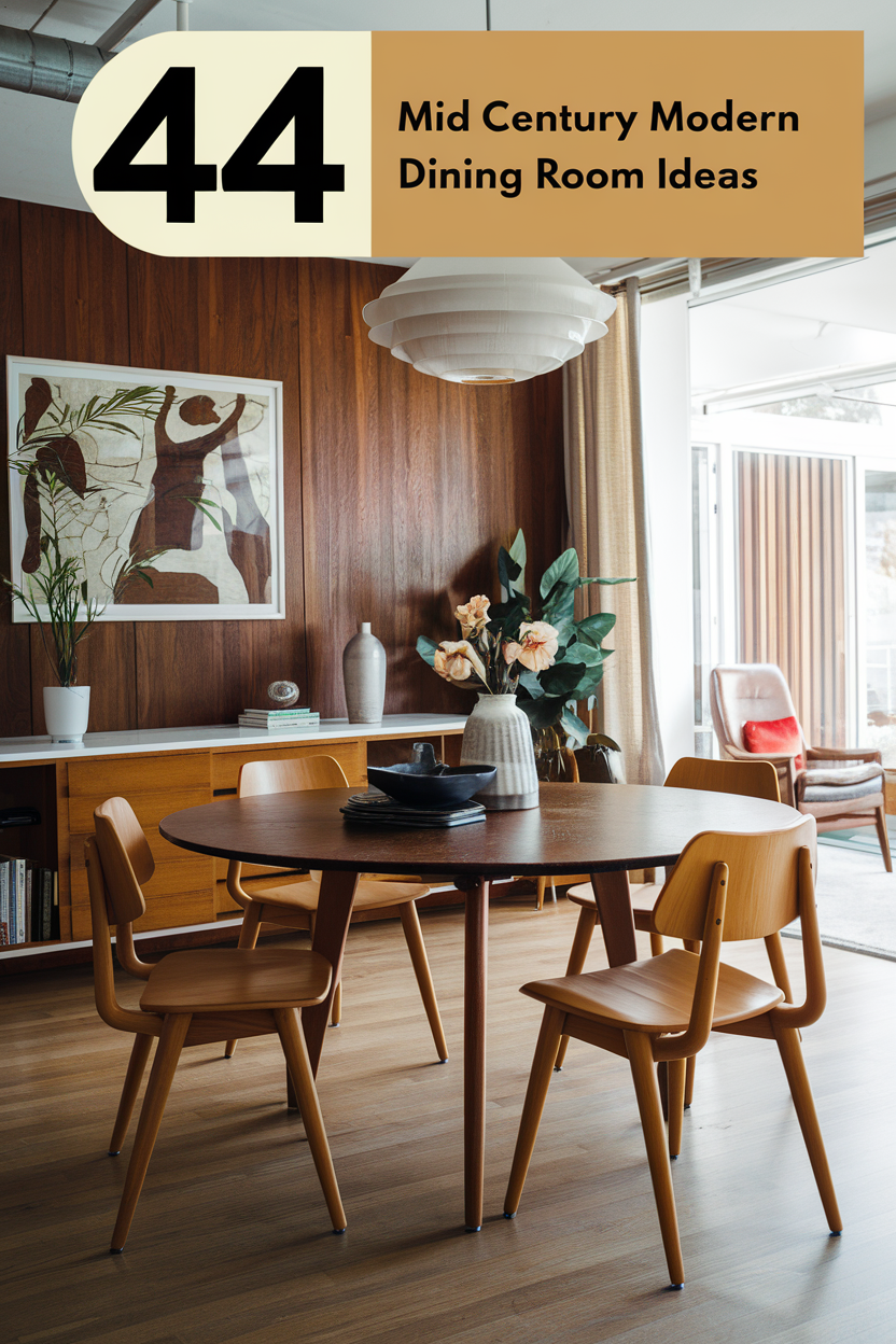 Mid Century Modern Dining Room Ideas