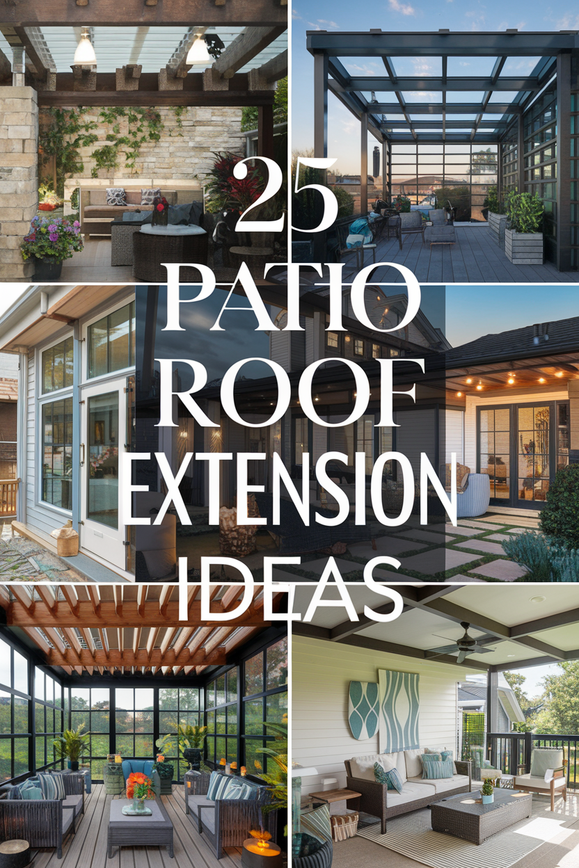 Patio Roof Extension Ideas