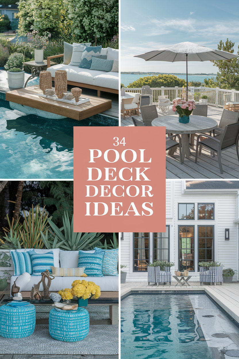 Pool Deck Decor Ideas