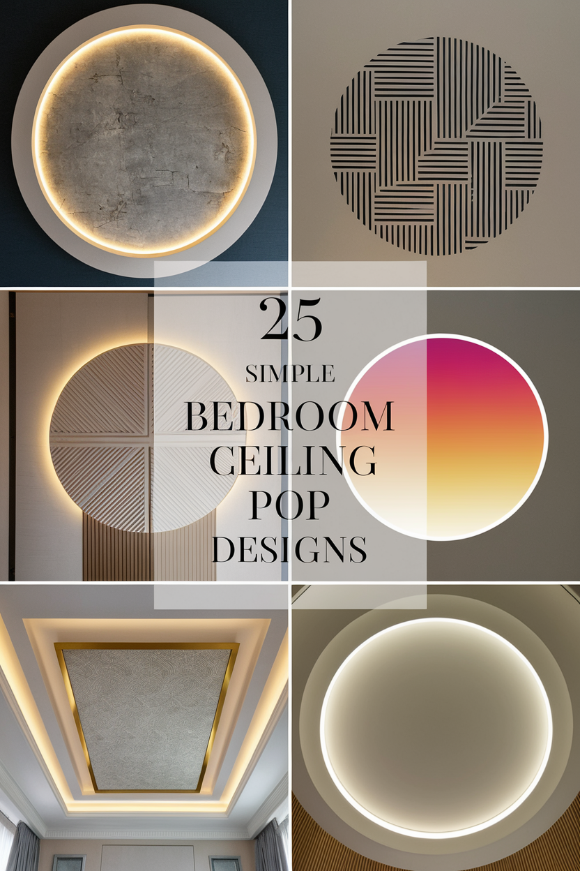 Simple Bedroom Ceiling Pop Designs